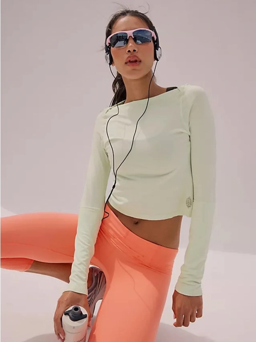 Free People Up Next Long Sleeve - Whipped Lime